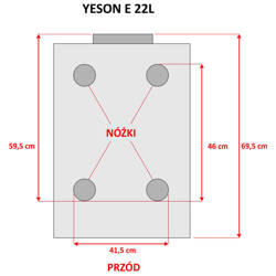 Yeson E-22L Black Line LED Series Autoclave