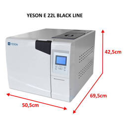 Yeson E-22L series Black Line LCD autoclave