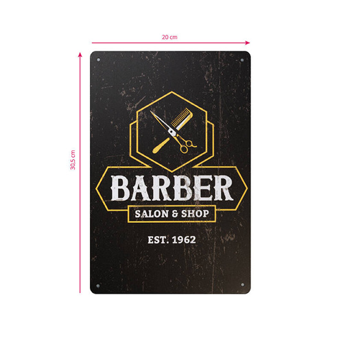 Tablica ozdobna barber b035