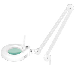 Led magnifier lamp s5 + led tripod reg. light intensity white