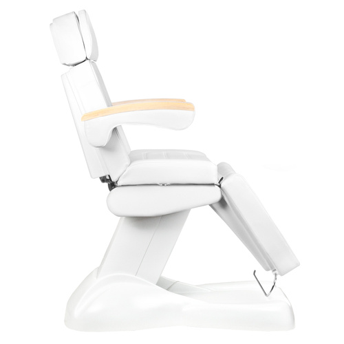 Electric cosmetic beauty chair white lux - heated