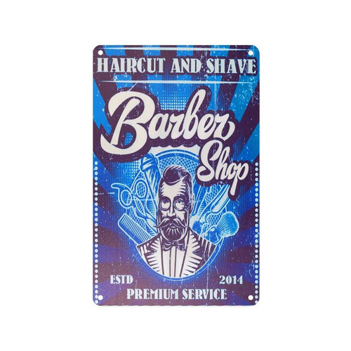 Decorative barber board b074