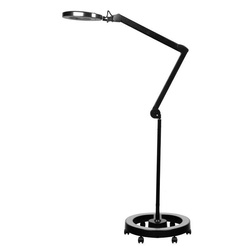 Lampa lupa elegante 6025 60 led smd 5d black ze statywem