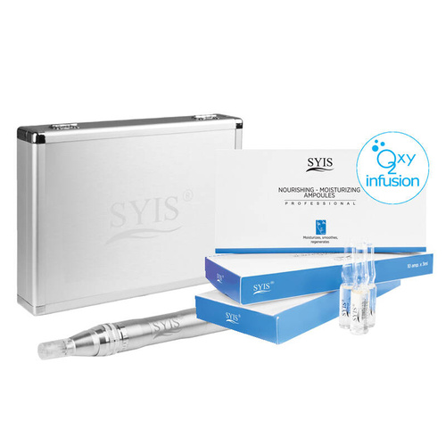 Syis - microneedle pen 05 silver + syis cosmetics