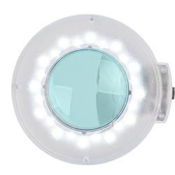 Led magnifier lamp s5 + led tripod reg. light intensity white