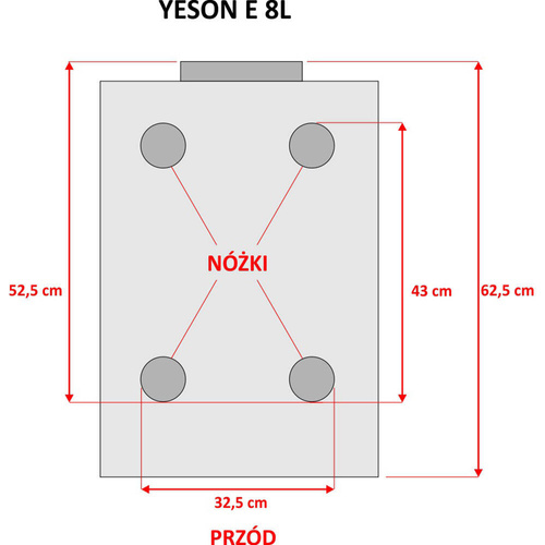 Autoklaw Yeson serii E-8L Black Line LCD