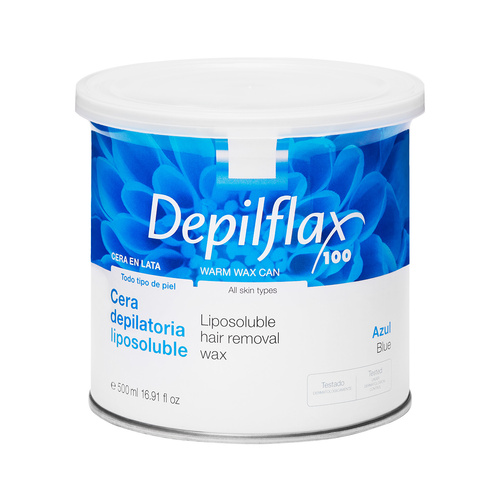 Depilflax wosk do depilacji puszka 500ml azulen