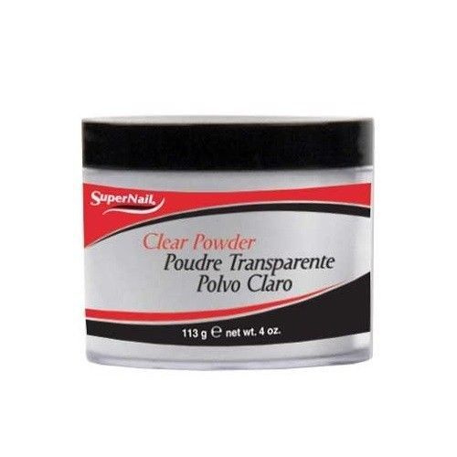 Puder akrylowy SuperNail Clear Powder bezbarwny 113g