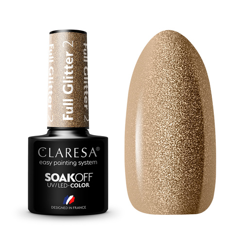 Claresa hybrid varnish full glitter 2 -5g