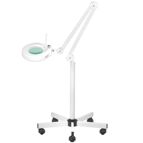 Led magnifier lamp s5 + led tripod reg. light intensity white