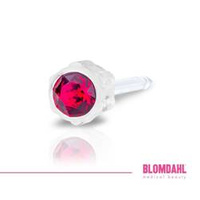 Blomdahl Ruby 4 mm ear piercing earring medical plastic