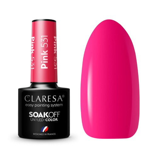 Claresa hybrid varnish pink 531 -5g