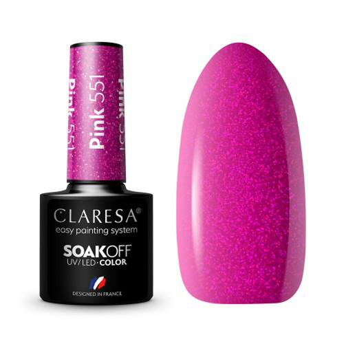 Claresa hybrid varnish pink 551 -5g