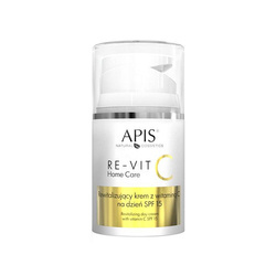 Apis re-vit c home care rewitalizujący krem z witaminą c na dzień spf 15 50 ml