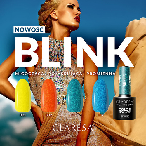 Claresa lakier hybrydowy blink 3 -5g