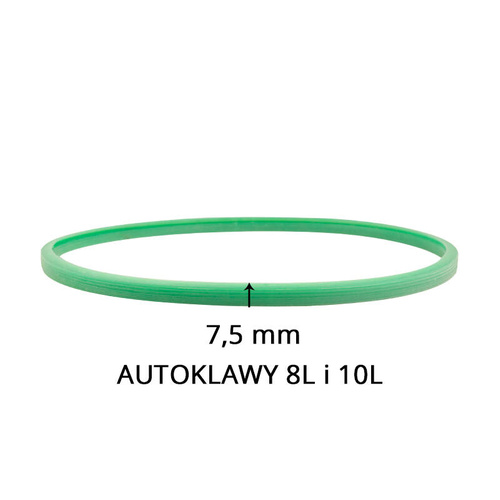 Woson silicone gasket for 10 l and 12 l autoclaves green 7.5 mm