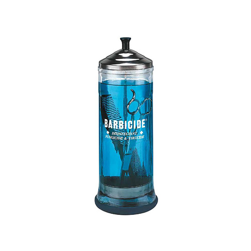 Barbicide 1100 ml glass container for disinfection