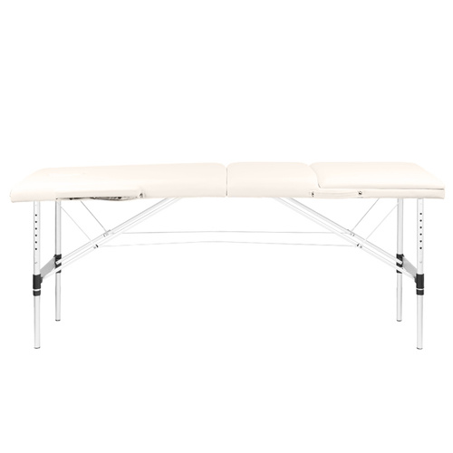 Folding massage table aluminum comfort activ fizjo 3 segment cream