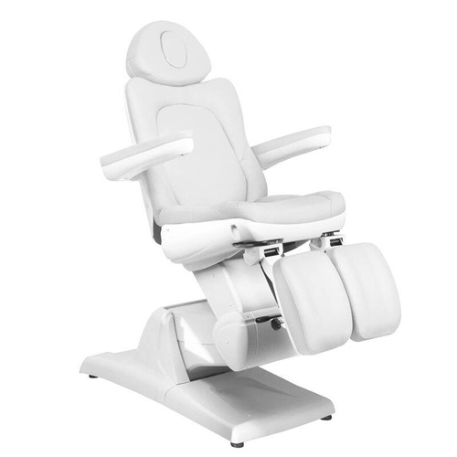 Electr. cosmetic chair azzurro 870s pedi 3 siln. white