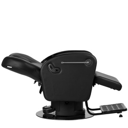 Electric barber chair gabbiano baron black