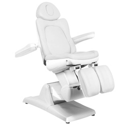 Electr. cosmetic chair azzurro 870s pedi 3 siln. white