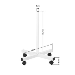 Led magnifying lamp s4 + tripod