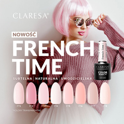 Claresa lakier hybrydowy french time 8 -5g