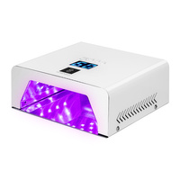 Uv led lamp ocho nails pro x23 180w metal white mirror interior