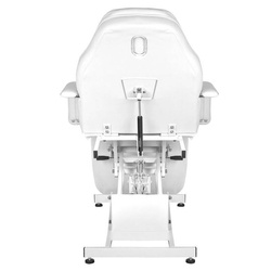 Electr. cosmetic chair azzurro 673a 1 siln. white