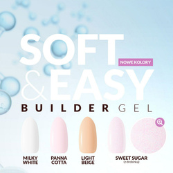 Claresa żel budujący soft&easy gel light beige 12g