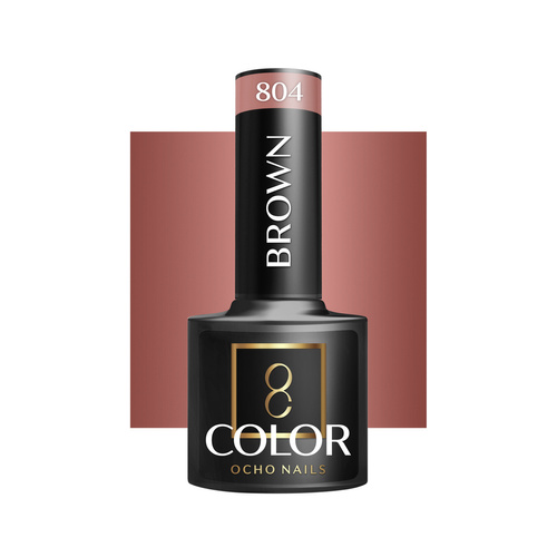 Ocho nails hybrid varnish brown 804 -5 g