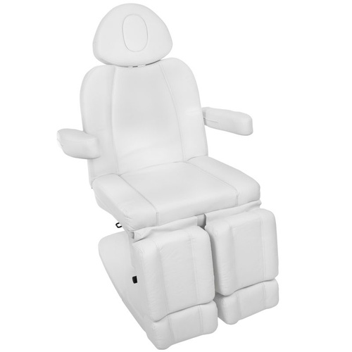 Electr. cosmetic chair azzurro 708as pedi 3 siln. white