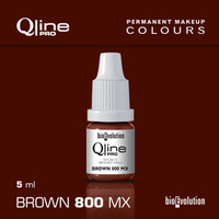 Pigment do makijażu permanentnego brwi Bioevolution Brown 800 MX Qline Pro 5ml