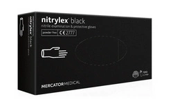 Rękawiczki rękawice nitrylowe Nitrylex Black 100szt