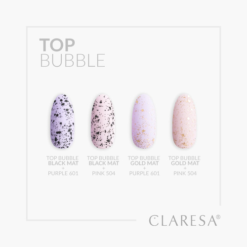 Claresa top bubble gold matt no wipe -5g