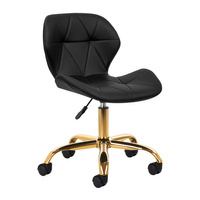 Cosmetic stool qs-06g gold black