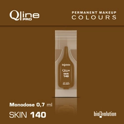 Jednorazowy pigment do makijażu permanentnego Bioevolution Skin 140 Qline Pro 0,7ml monodose