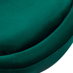 4rico swivel chair qs-bl12b velvet green