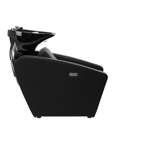 Gabbiano emma hairdresser's washstand with electric footrest black