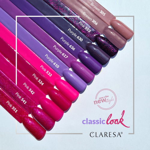 Claresa hybrid varnish pink 542 -5g