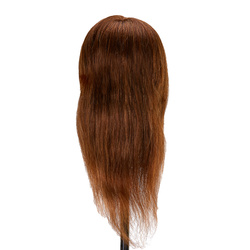 Barber training head gabbiano wz1 natural hair, color 4h, length 16"