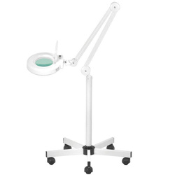 Led magnifier lamp s5 + led tripod reg. light intensity white