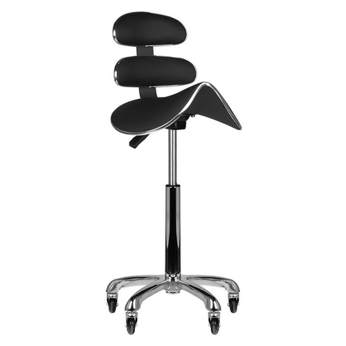 Roll speed cosmetic stool am-880 black high