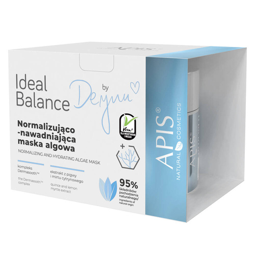 Apis ideal balance by deynn, normalizing and hydrating algae mask 100 g