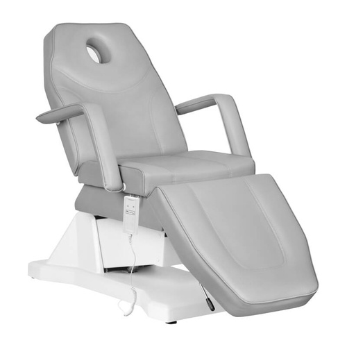 Beautician chair electric soft 1 siln. gray