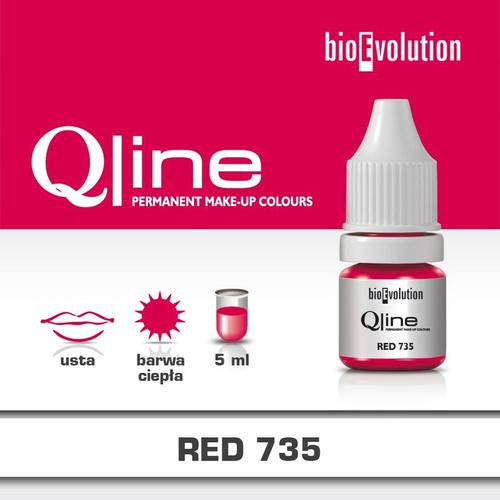 Pigment Bioevolution Red 735 - Qline - 5ml