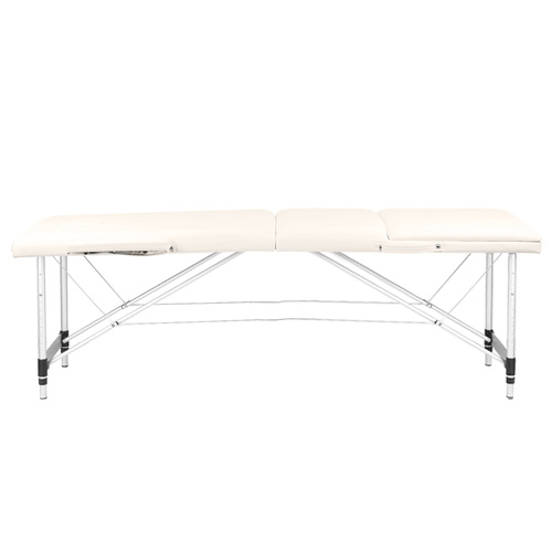 Folding massage table aluminum comfort activ fizjo 3 segment cream