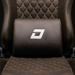 Dark premium gaming chair brown