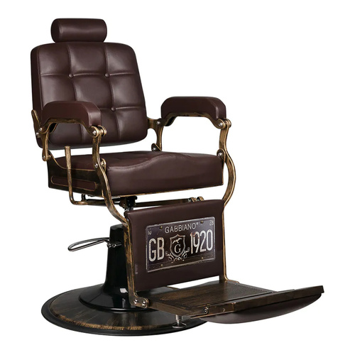 Gabbiano barber chair boss brown