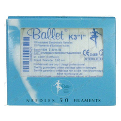 Ballet needle for epilation,  type K - insulated 